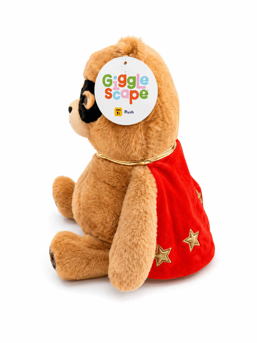 Peluche Oso Superhéroe GiggleScape – 12 pulgadas